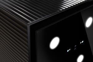 Okap wyspowy Quadro Moderno Glass Black Gesture Control 41 cm
