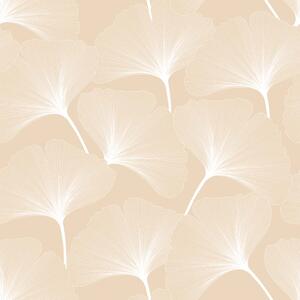 Tapeta do pokoju dziecka CLASSIC big gingko pattern Ivory