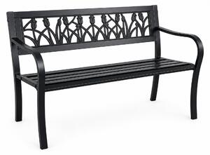 Aga Metalowa ławka ogrodowa 125x53x77 cm