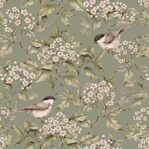 Tapeta do pokoju dziecka Birds and Green Spring