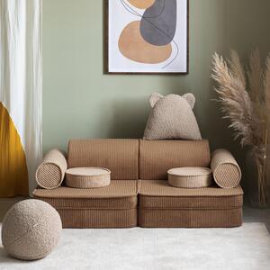 Modułowa sofa dla dziecka plac zabaw Toffee Sztruks Wigiwama