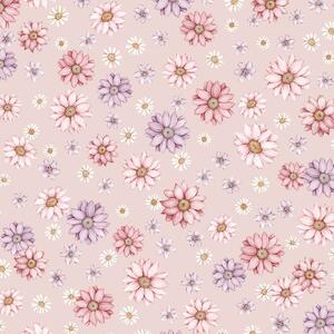 Tapeta do pokoju dziecka Purple Garden Champagne Pink Dekorillo
