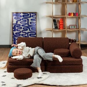 Modułowa sofa dla dziecka plac zabaw Teddy Warm Hazel Wigiwama