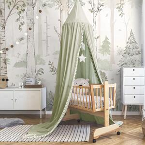 Tapeta HELLO FOREST - white - dziecięca tapeta z leśnym pejzażem