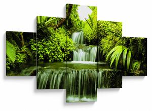 Obraz - Indonezyjskie wodospady (125x70 cm)