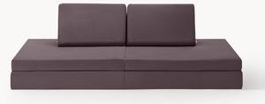 Ręcznie wykonana sofa modułowa z aksamitu dla dzieci Mila