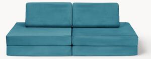 Ręcznie wykonana sofa modułowa z aksamitu dla dzieci Mila