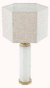 Lampa stołowa z alabastru Newman