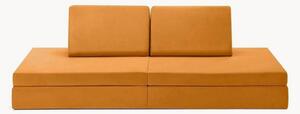 Ręcznie wykonana sofa modułowa z aksamitu dla dzieci Mila