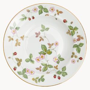 Talerz głęboki z porcelany kostnej Wild Strawberry