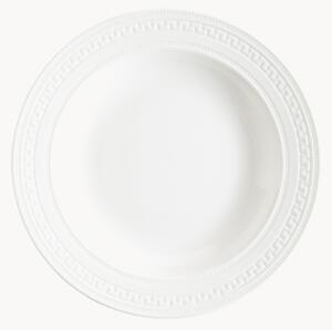Talerz głęboki z porcelany kostnej Intaglio