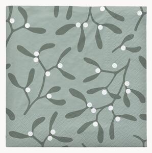 Komplet serwetek z papieru Mistletoe, 20 elem