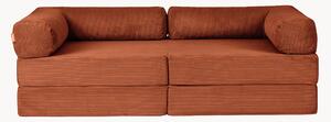 Sofa modułowa ze sztruksu Family Funzy (2-osobowa)