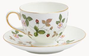Filiżanka ze spodkiem z porcelany kostnej Wild Strawberry