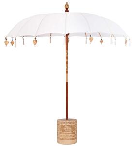 Baliński Parasol z Bazą Kremowy 215 x 215 x 260 cm