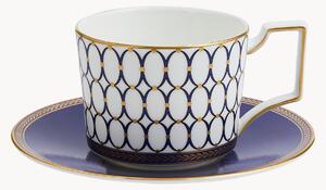 Filiżanka ze spodkiem z porcelany kostnej Renaissance