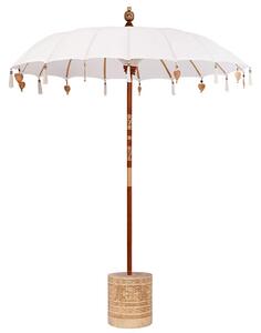 Baliński Parasol z Bazą Kremowy 185 x 185 x 260 cm