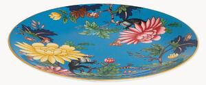 Talerz śniadaniowy z porcelany kostnej Wonderlust Sapphire Garden