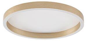 Lampa Sufitowa Lucande, Rotundo, ściemnialny, złoty | mosiężny, salon, tworzywo sztuczne, nowoczesny