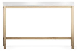 Skandynawskie biurko na drewnianych nogach Inelo T3 - 120x60