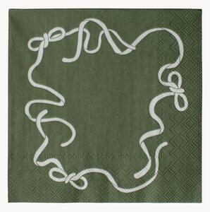 Komplet serwetek Swedish Bows, 12 elem