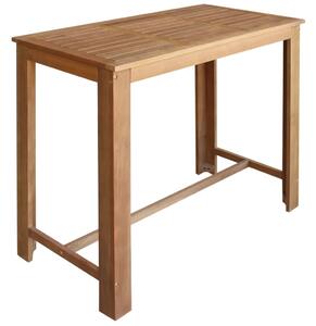 Stolik i krzesła barowe, 5 elementów, lite drewno akacjowe