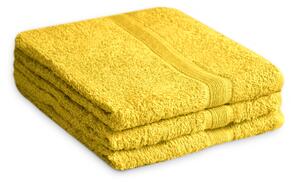 Miękki żółty ręcznik