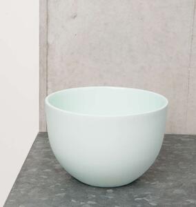 UNC misa biała gliniana, Celadon, śr.15cm