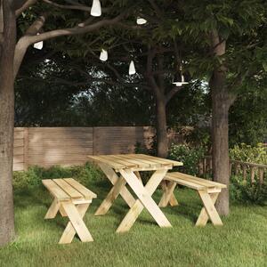 Stół ogrodowy, 110x73x70 cm, impregnowane drewno sosnowe