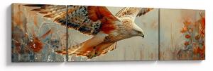 Obraz - Ptak drapieżny (170x50 cm)