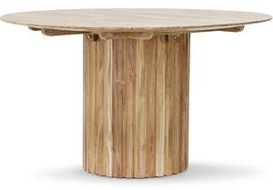 Okrągły stół Pillar z drewna tekowego 140 cm - HKliving