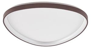 Lampa Sufitowa Lucande, Asken, ściemnialny, brąz rdzawy, salon, aluminium, nowoczesny