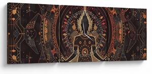 Obraz - Zen (z zegarem) (90x30 cm)
