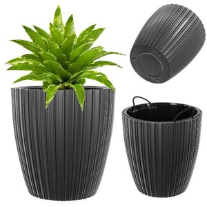 Doniczka Lunet antracyt 25 cm