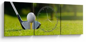 Obraz - Golf (z zegarem) (90x30 cm)