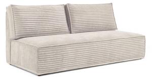Sofa z Funkcją Spania MAVIA Beżowa Sztruksowa Nowoczesna