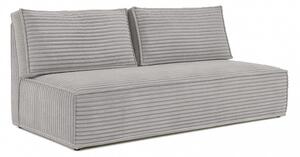 Sofa z Funkcją Spania MAVIA Szara Sztruksowa Nowoczesna