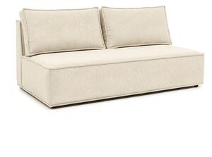 Sofa z Funkcją Spania MAVIA Kremowa Boucle Nowoczesna