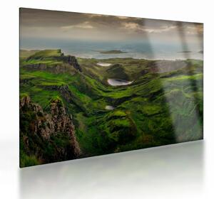 Obraz na szkle - Quiraing, Szkocja (70x50 cm)