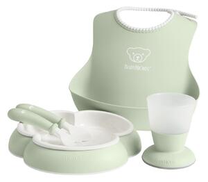 BABYBJORN - Zestaw obiadowy - Powder Green