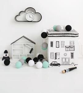 Lampki nocne dla dzieci - kule Cotton Balls Mint Marti - różne rozmiary