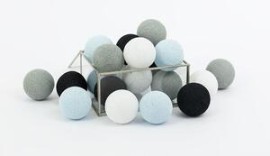 Lampki dla dzieci kule Cotton Balls Blue Dream - różne rozmiary