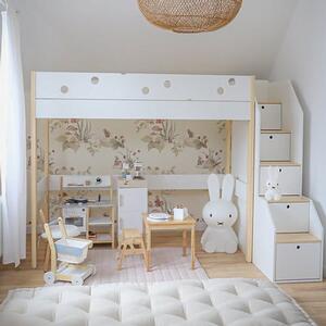 Tapeta Malumi VINTAGE MOUSE- 'Leśne Myszki' do pokoju dziecka