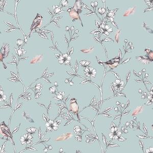 Tapeta Malumi Spring is Coming Mint do pokoju dziecka