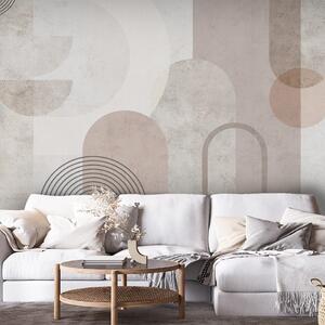 Tapeta Artystyczna dla dzieci _ Malumi Geometric Arcs