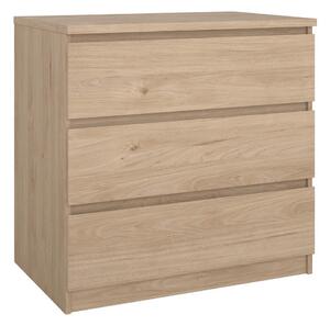 Komoda w dekorze dębu w naturalnym kolorze 77x76x50 cm Naia – Tvilum