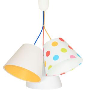 Lampka wisząca do pokoju dziecka potrójna w Grochy