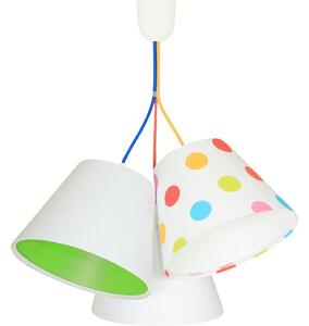 Lampka wisząca do pokoju dziecka potrójna w Grochy