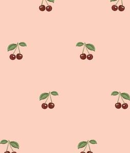 Tapeta do pokoju dla dziecka Little Cherries
