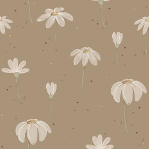 Tapeta do pokoju dla dziecka Fairytale Beige Meadow